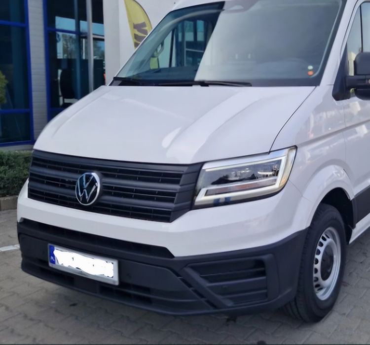 Crafter vw kontener z windą.  Nowy model. Cesja bez odstępnego