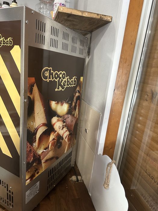 Choco kebab witryna chlodnicza na Włoską czekolade