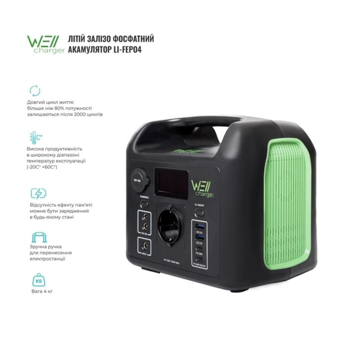 Зарядна станція   Well charger d320