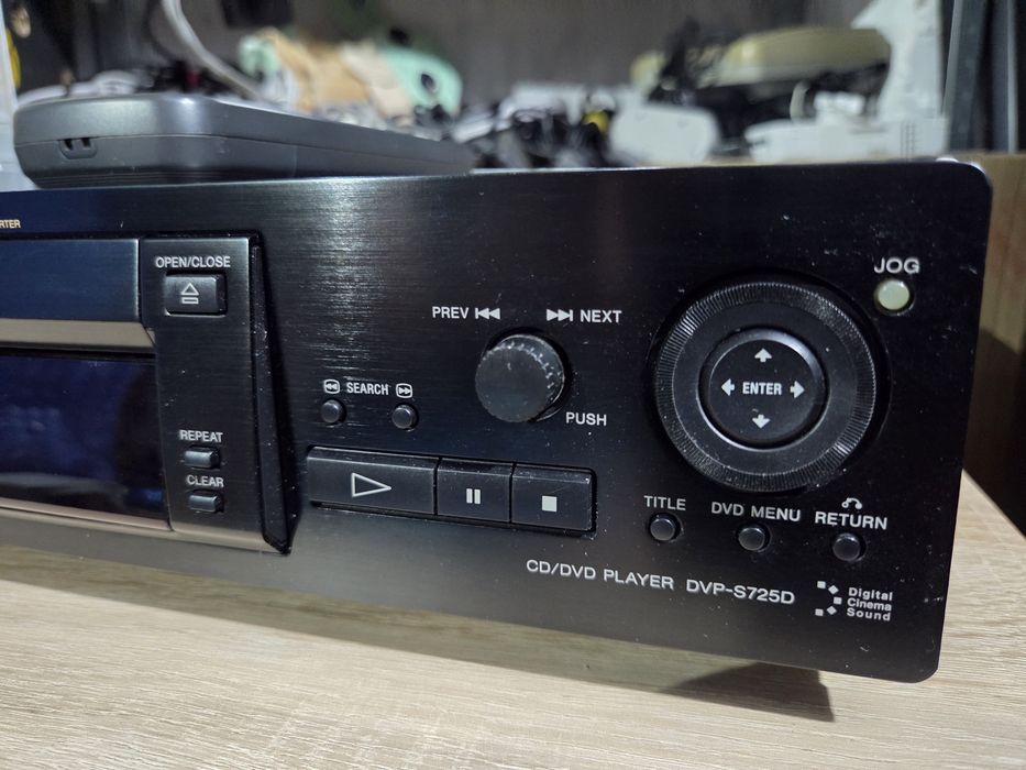 Sony DVP-S725D + Pilot   Uszkodzony