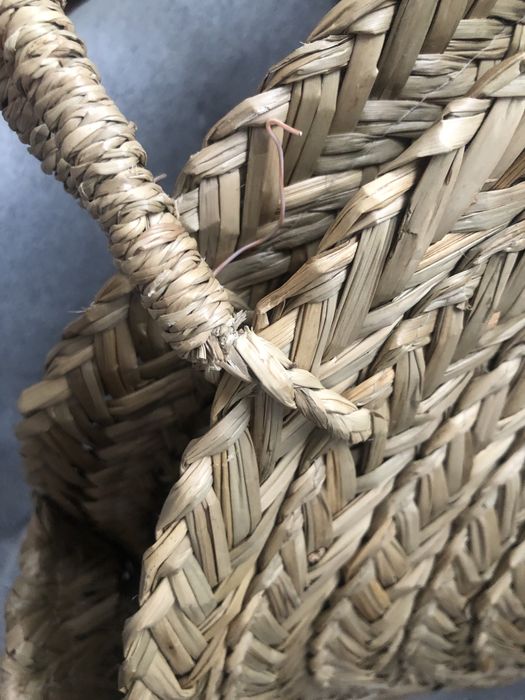 Torba wiklina pleciona duza trawa