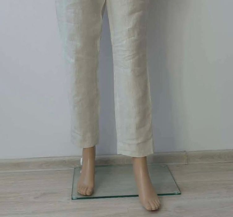 H&M premium 100%Lniane spodnie uniseks M/XXL