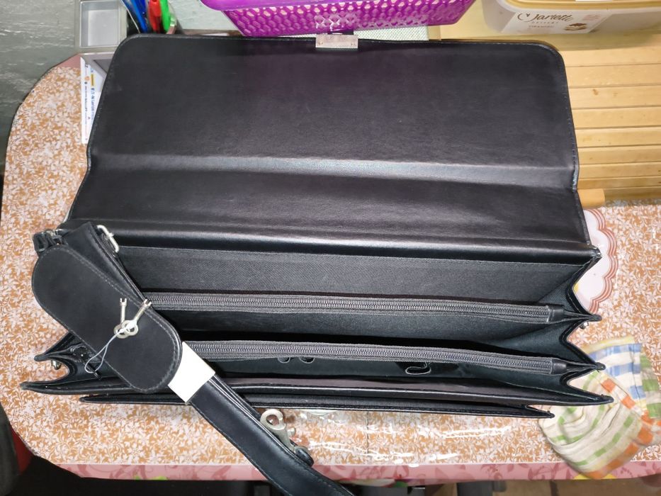 Aktówka skórzana męska