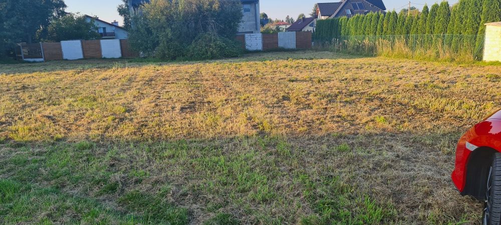 Działka z warunkami zabudowy i drogą dojazdową