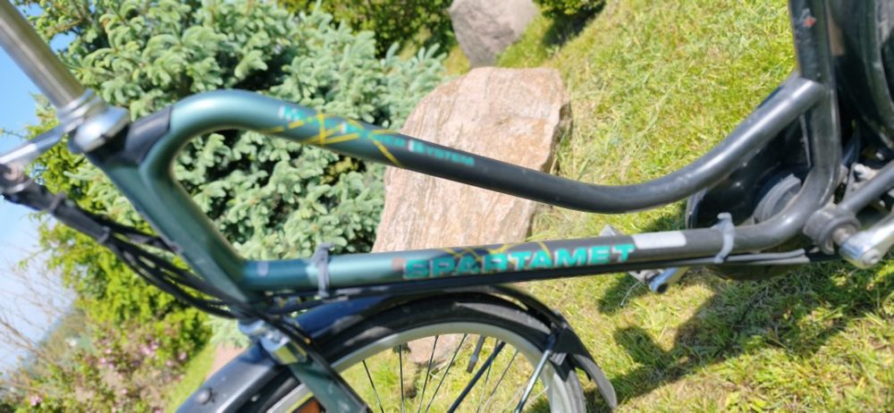 Rower sparta z silnikiem spalinowym sachs