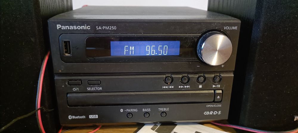 Panasonic SA-PM 250 czarna wieża