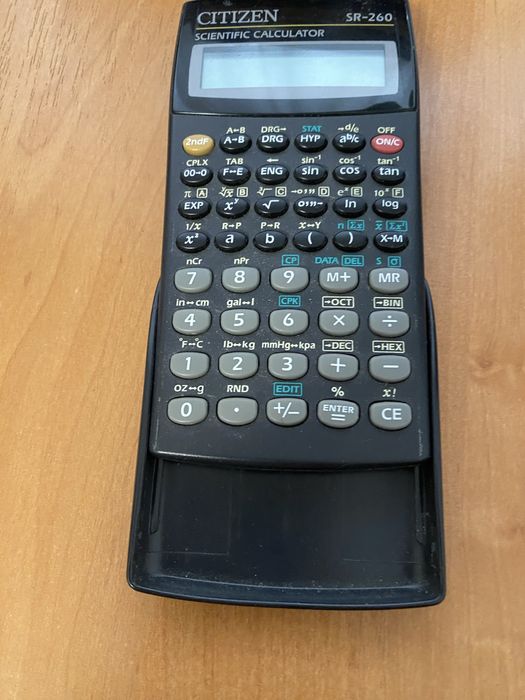 Калькулятор citizen sr-260