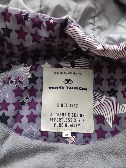 Термокуртка зимняя Tom Tailor M (Germany) капюшон, принт