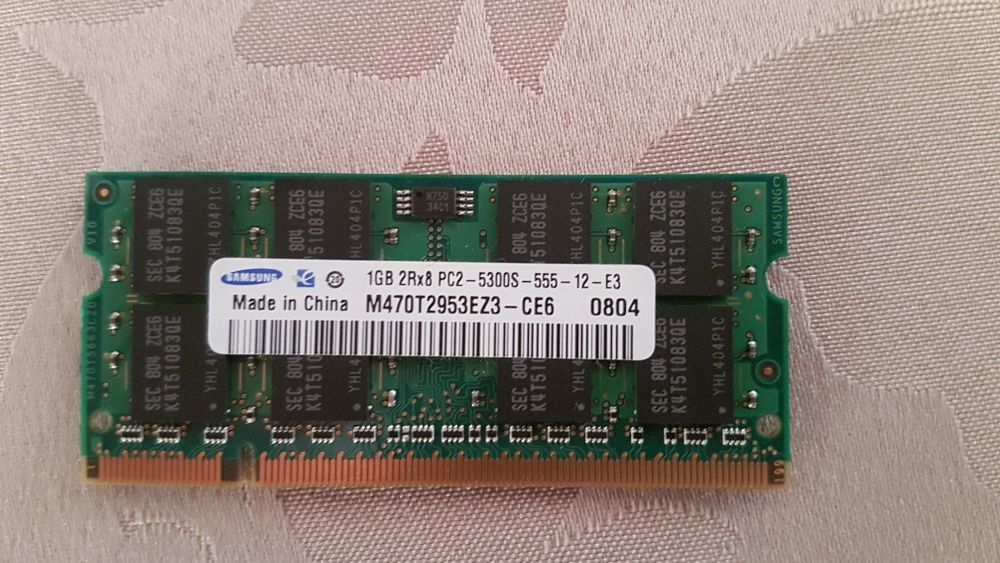 Memorias ram 1 giga