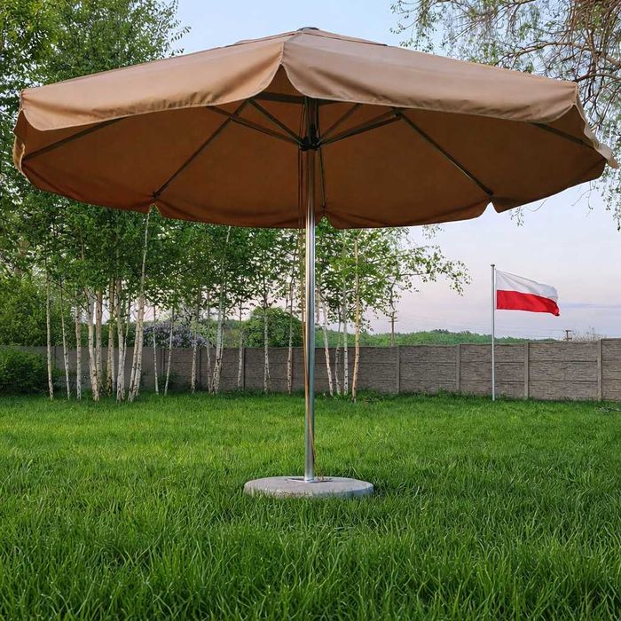 Parasol Ogrodowy Duży 3m 3,5m 4m 4,5m POLSKI PRODUCENT MOCNY 100KG