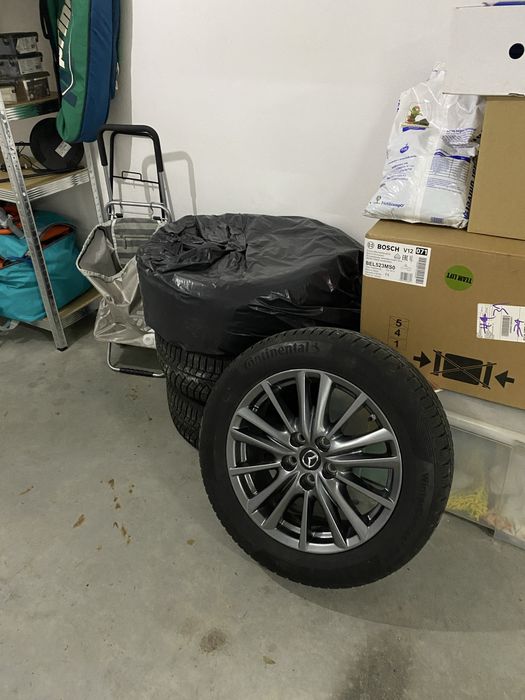 Jantes originais Mazda 6 17” + sensores TPMS (pneus oferta)