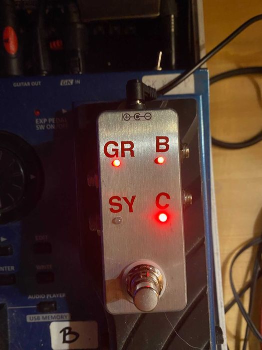Podwójny Switch Double ABY buffer mixer splitter bufer preamp mix