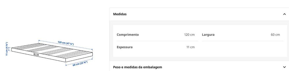 Berço Ikea + Colchão