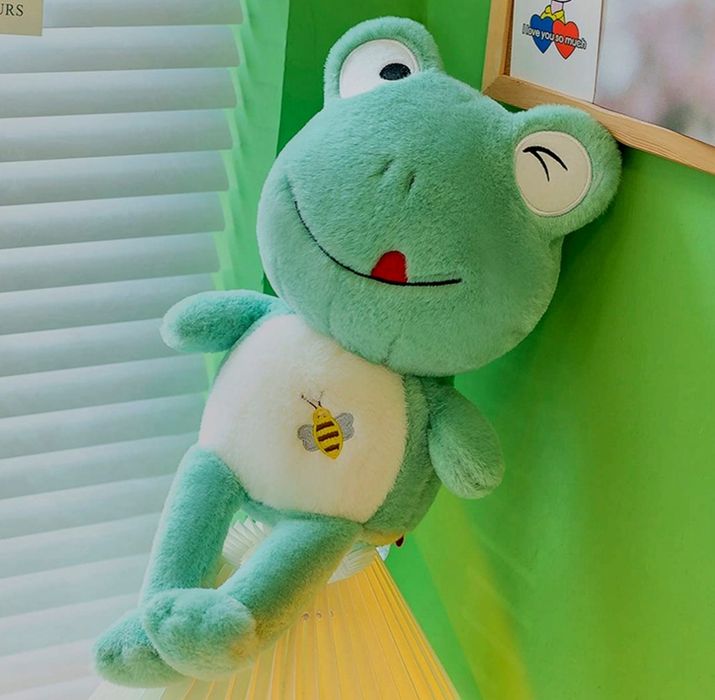 Maskotka przytulanka wesoła ŻABKA