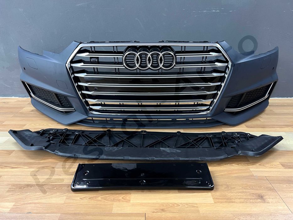 Передний бампер audi a4 b9 s line Ауди а4 б9 дорестайл