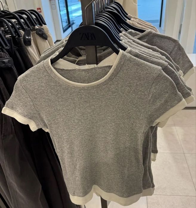 футболка подвійна zara
