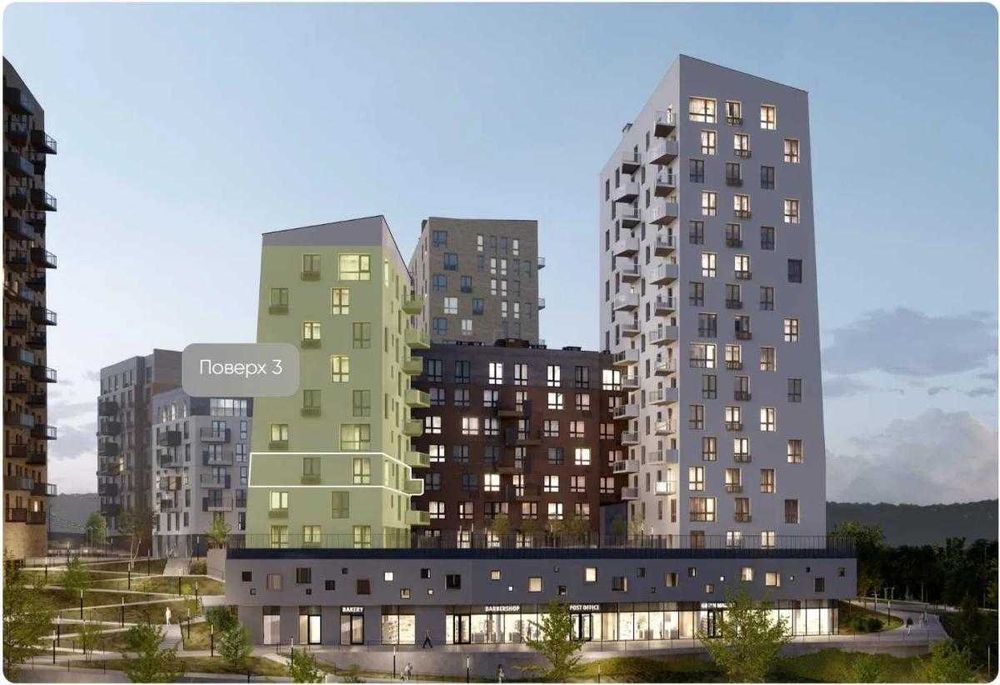 Продаж 1 кімнатної квартири ЖК Viking Hills вул. Щурата