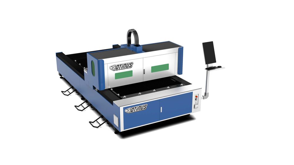 Wycinarka laserowa otwarta z zasłoniętą głowicą tnącą 1500W 3000x1500