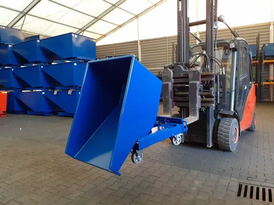 Kontener samowyładowczy na różne odpady metalowy 300L