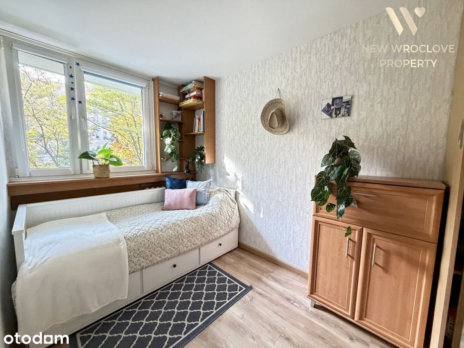 4 Pokoje/Osobna kuchnia/Balkon/Centrum