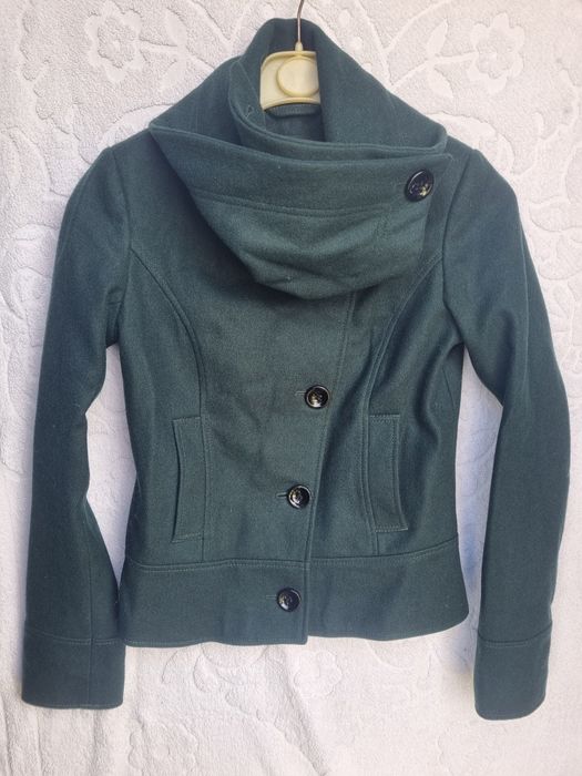 Sobretudo preto de mulher Pull&Bear TM M  ST 025