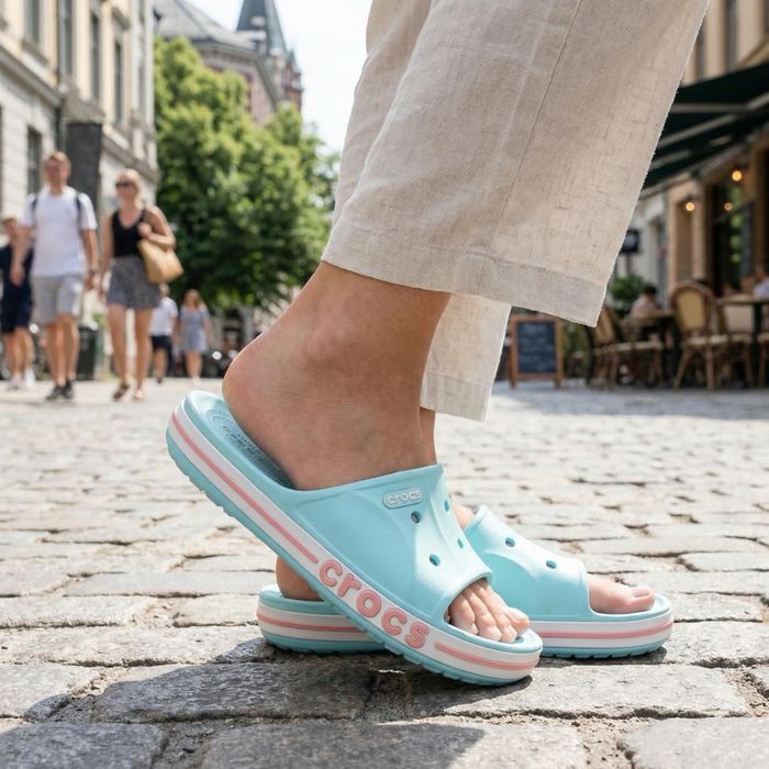Шлепанцы слайды шлепки crocs bayaband slide 36 37 38 39 41 42