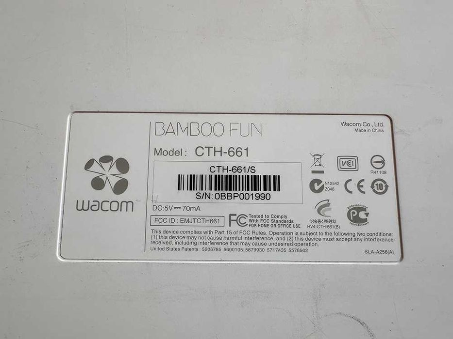 Wacom Bamboo FUN CTH-661