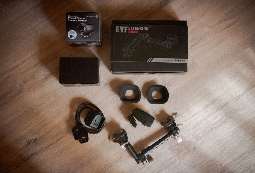 Blackmagic PCC 6K Pro EVF + Tilta Extension