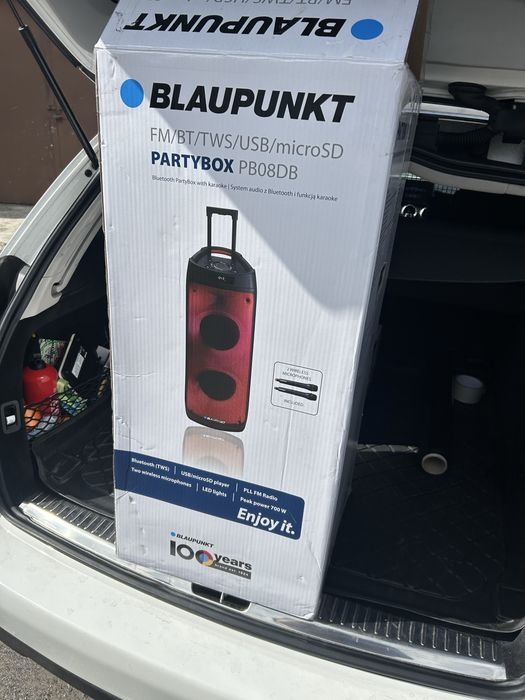 Głośnik Bezprzewodowy Blaupunkt PartyBox PB08DB GWPR18MC/Mikrofony/Wys