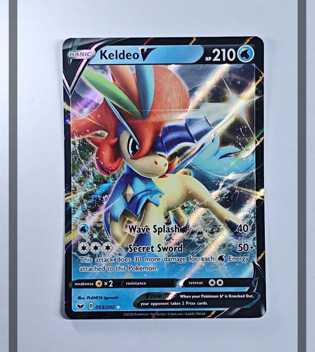 Keldeo V 053/202 SSH Pokemon ENG-NM