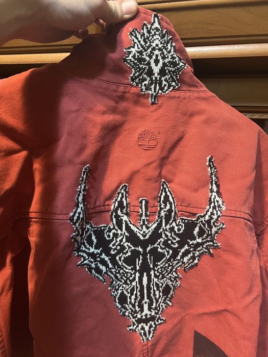 Джинсова куртка Timberland XL кастом