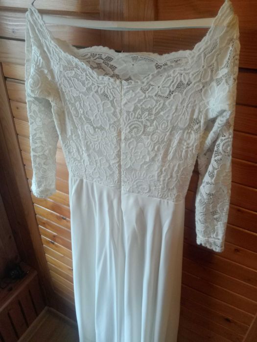 Suknia ślubna ecru M