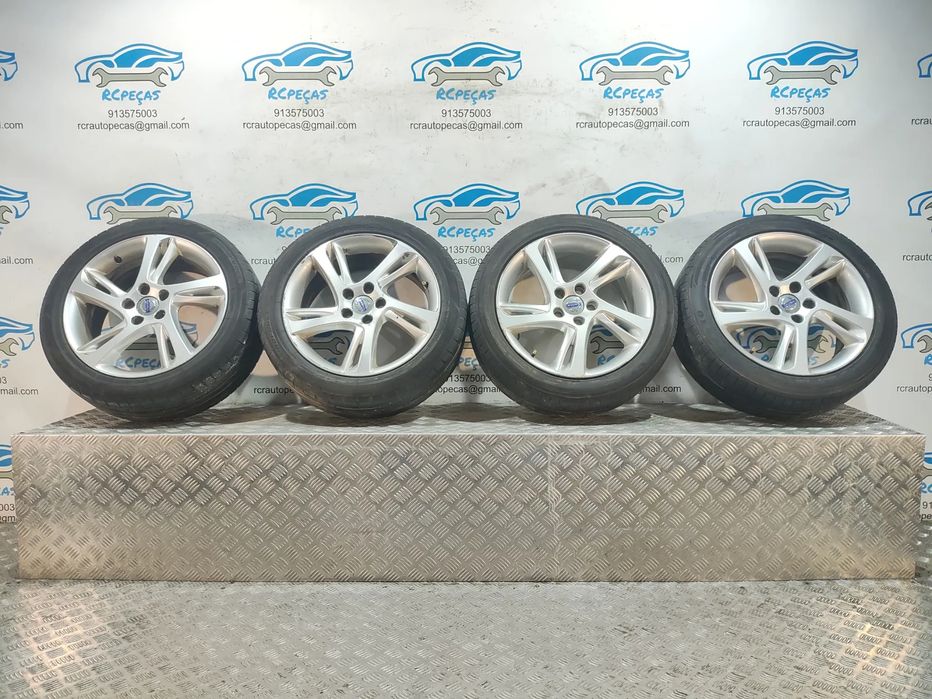 Conjunto Jantes 17 Originais Volvo V50 7J ET52 5x108