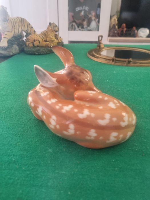 Porcelana Łomonosow/sarenka,jelonek