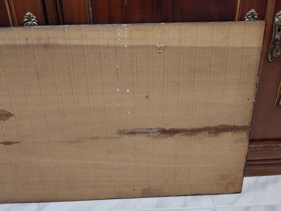 Quadro africano em madeira