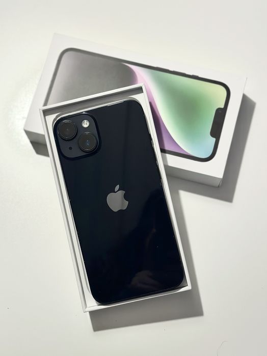iPhone 14 eSim 128GB Midnight в коробці+ чохол