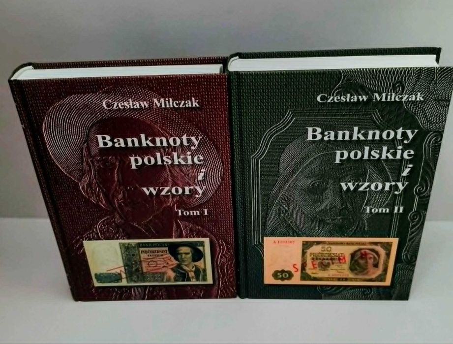 Czesław Milczak Banknoty Polskie i wzory Tom 1-2 2023 Nowe