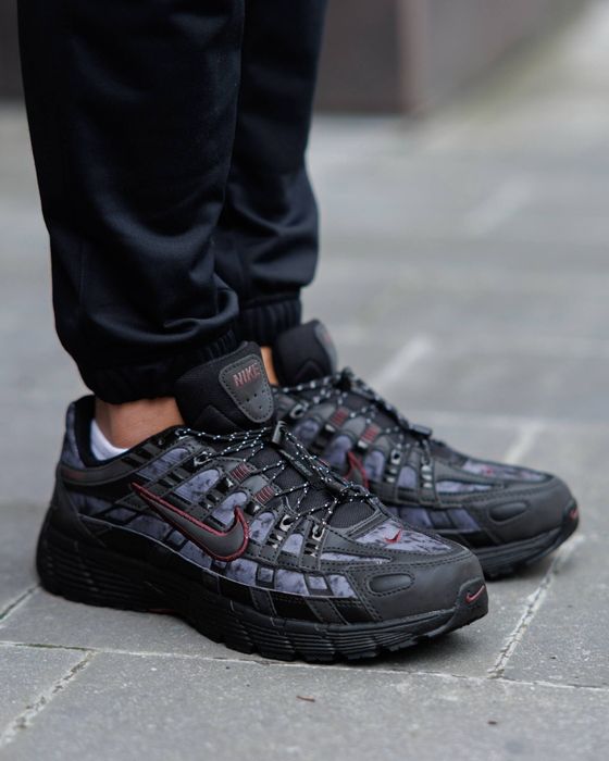 Nike P-6000 Black/Burgundy Crush
