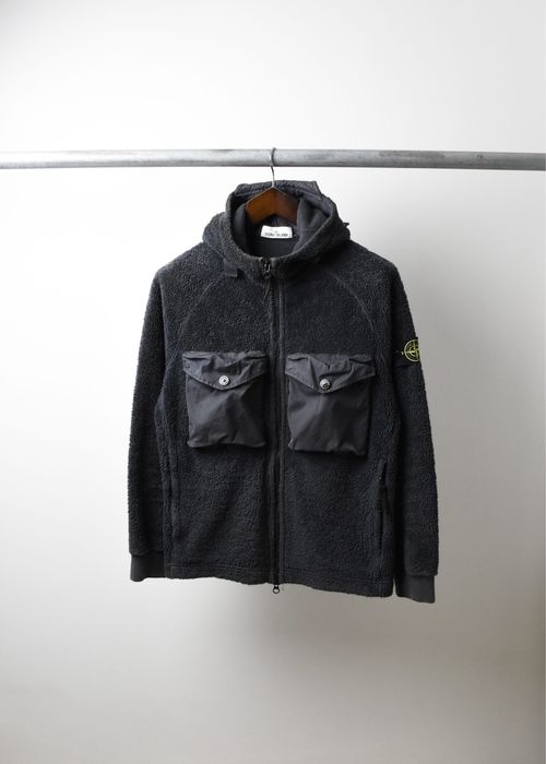 Stone Island AW21 Multi pocket Teddy Fleece Jacket