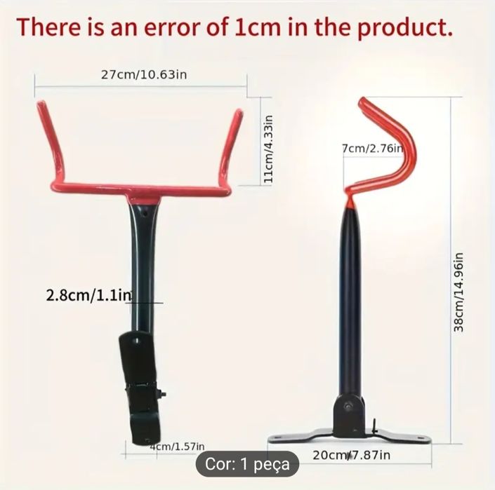 Suporte de parede para Bicicleta