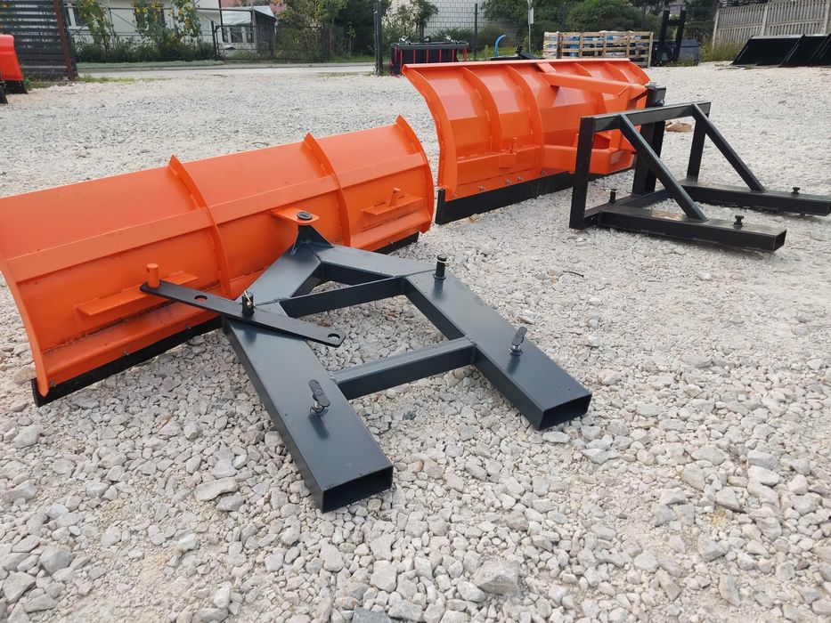 Pług do  śniegu wózka widłowego nowy solidny