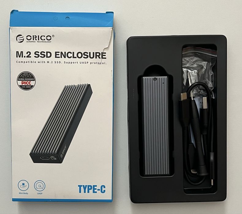 ORICO M.2 NVMe SSD Obudowa USB-C 10Gbps Aluminiowa