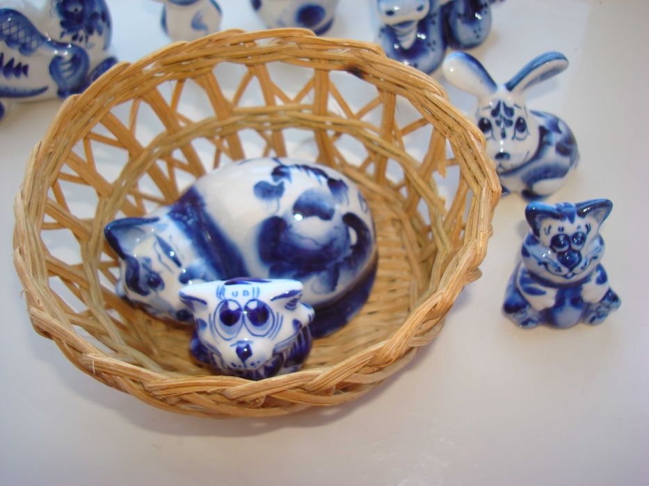 статуетка-міні кобальт розпис з колекції