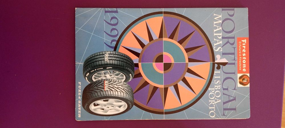 Mapa Portugal Lisboa/Porto 1999