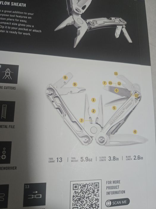Leatherman bolster мультітул