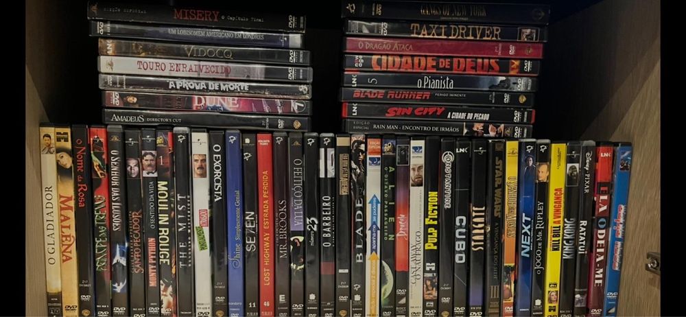 Colecção de dvd’s de filmes