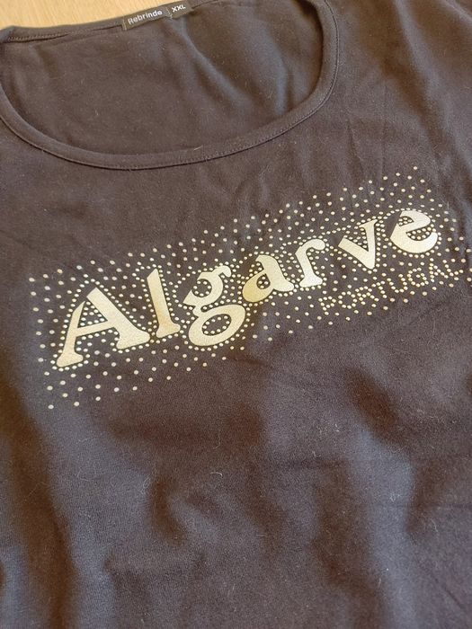 T-shirt preta Algarve