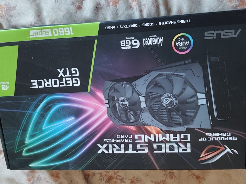 ASUS ROG Strix GeForce GTX 1660 SUPER Advanced Edition 6GB GDDR6 (Com Caixa)
