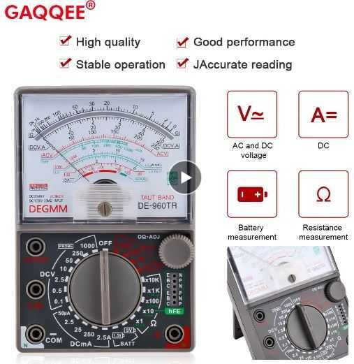 Analogowy Miernik DE-960TR