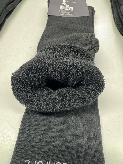 6 pares de meia de inverno termal em algodão